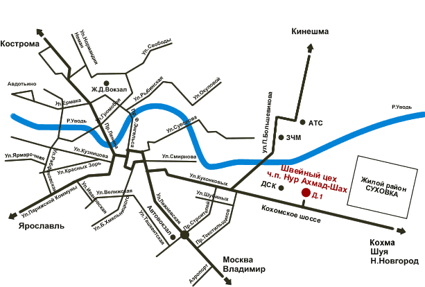 Карта проезда